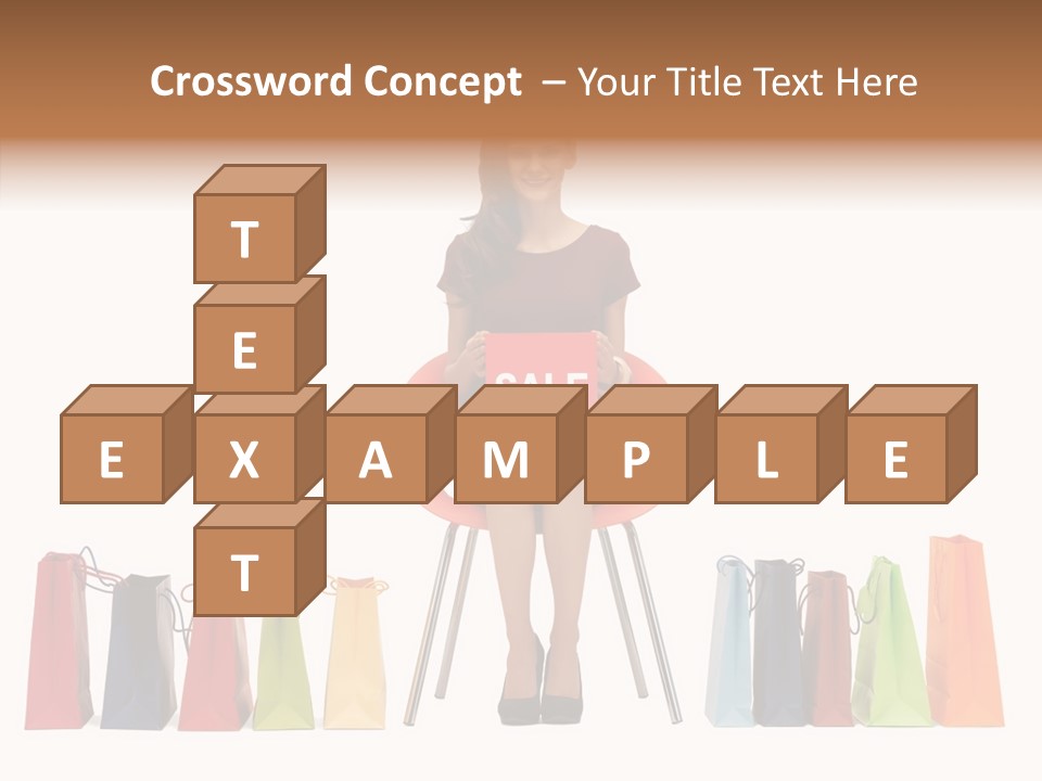 Dress Lady Store PowerPoint Template