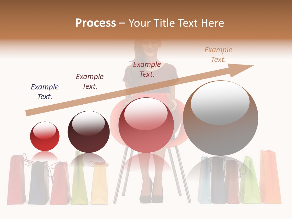 Dress Lady Store PowerPoint Template