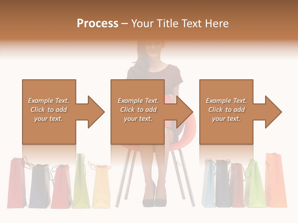 Dress Lady Store PowerPoint Template
