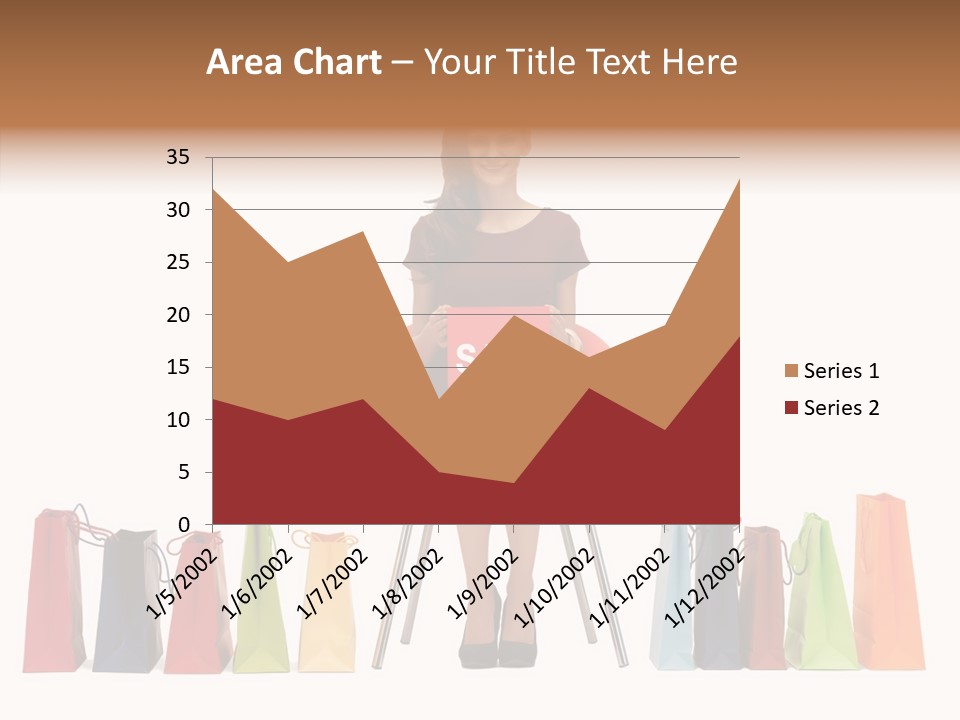 Dress Lady Store PowerPoint Template