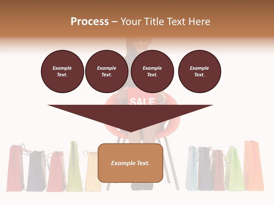 Dress Lady Store PowerPoint Template