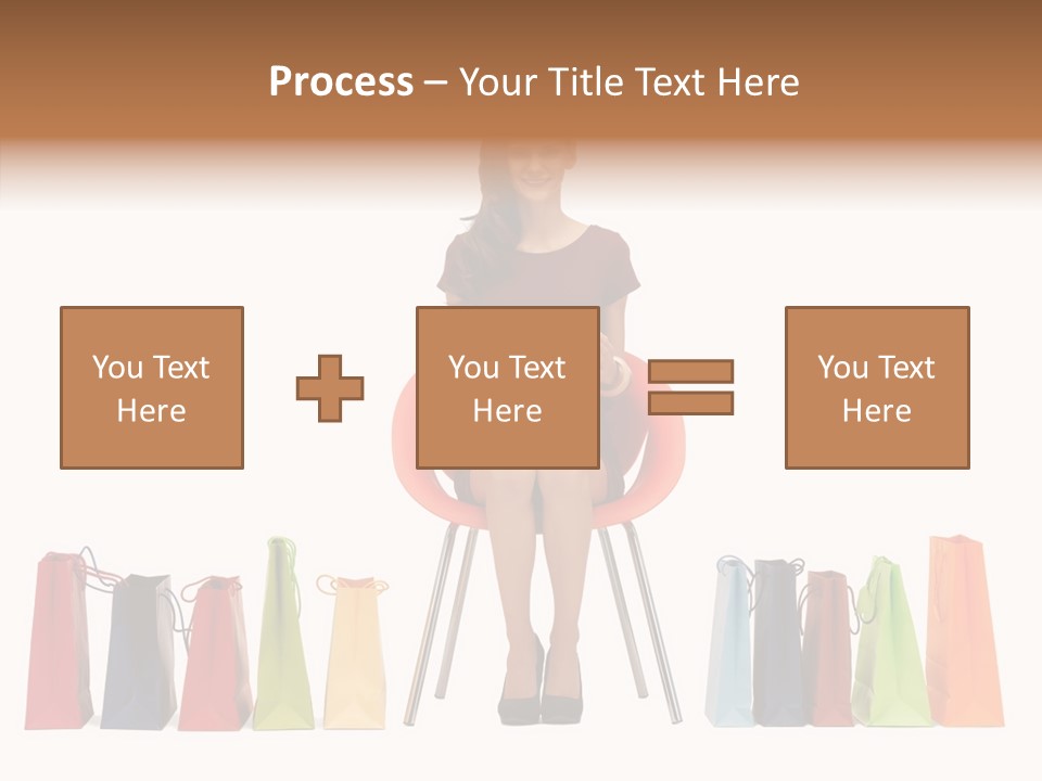 Dress Lady Store PowerPoint Template