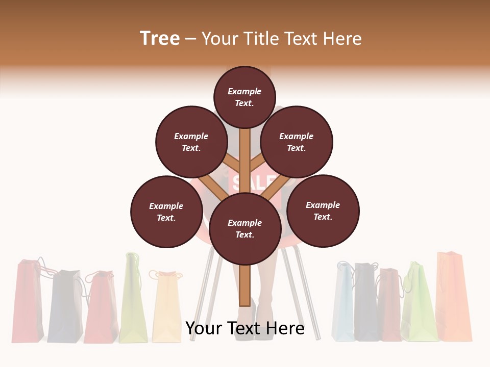 Dress Lady Store PowerPoint Template