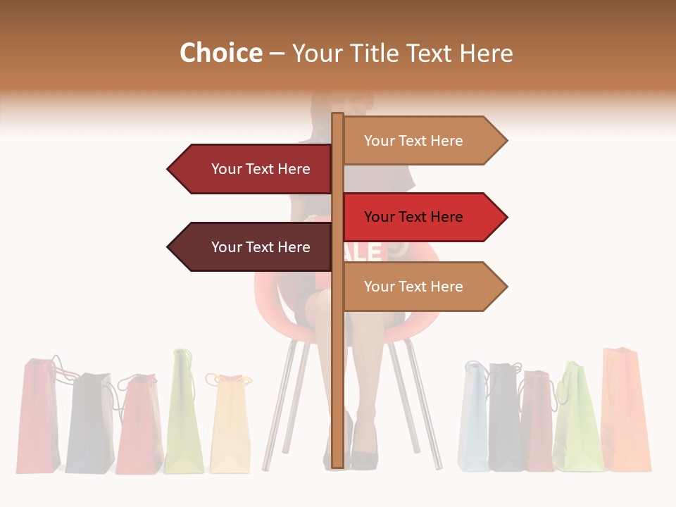 Dress Lady Store PowerPoint Template