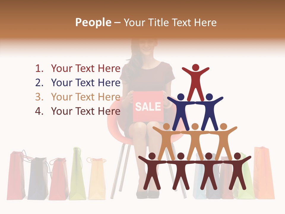 Dress Lady Store PowerPoint Template