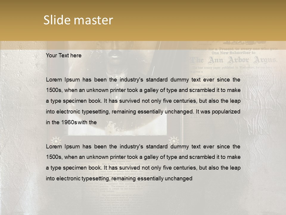 Background Crime Text PowerPoint Template