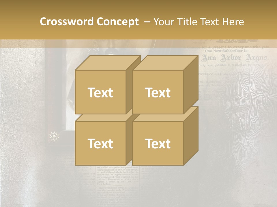 Background Crime Text PowerPoint Template
