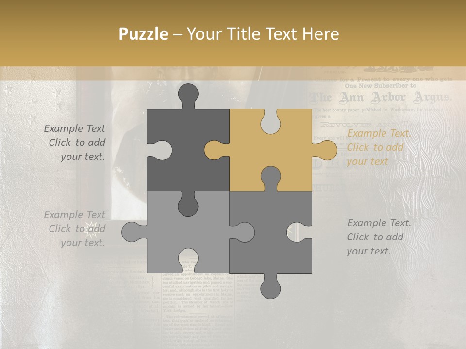 Background Crime Text PowerPoint Template