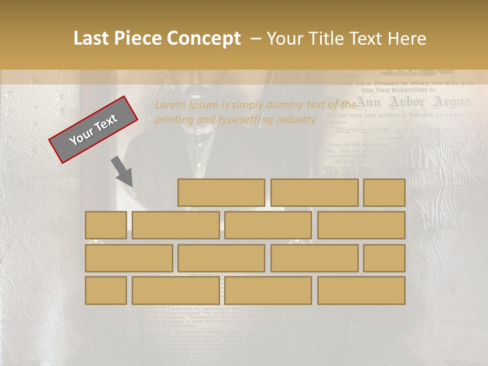 Background Crime Text PowerPoint Template