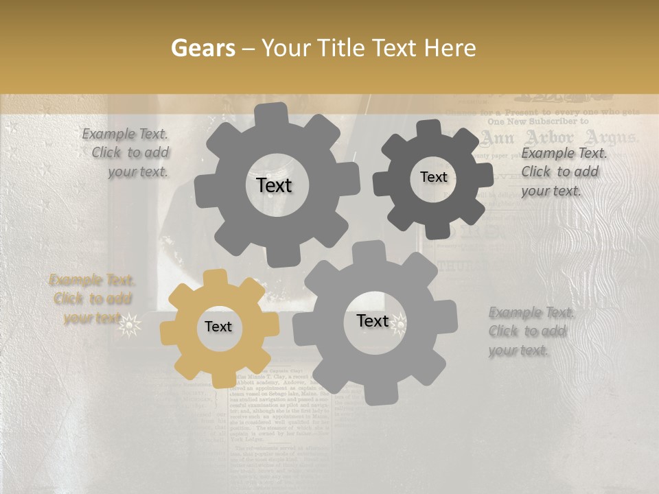 Background Crime Text PowerPoint Template