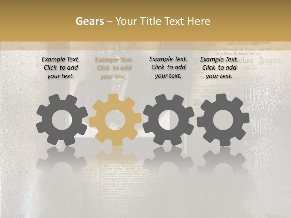 Background Crime Text PowerPoint Template