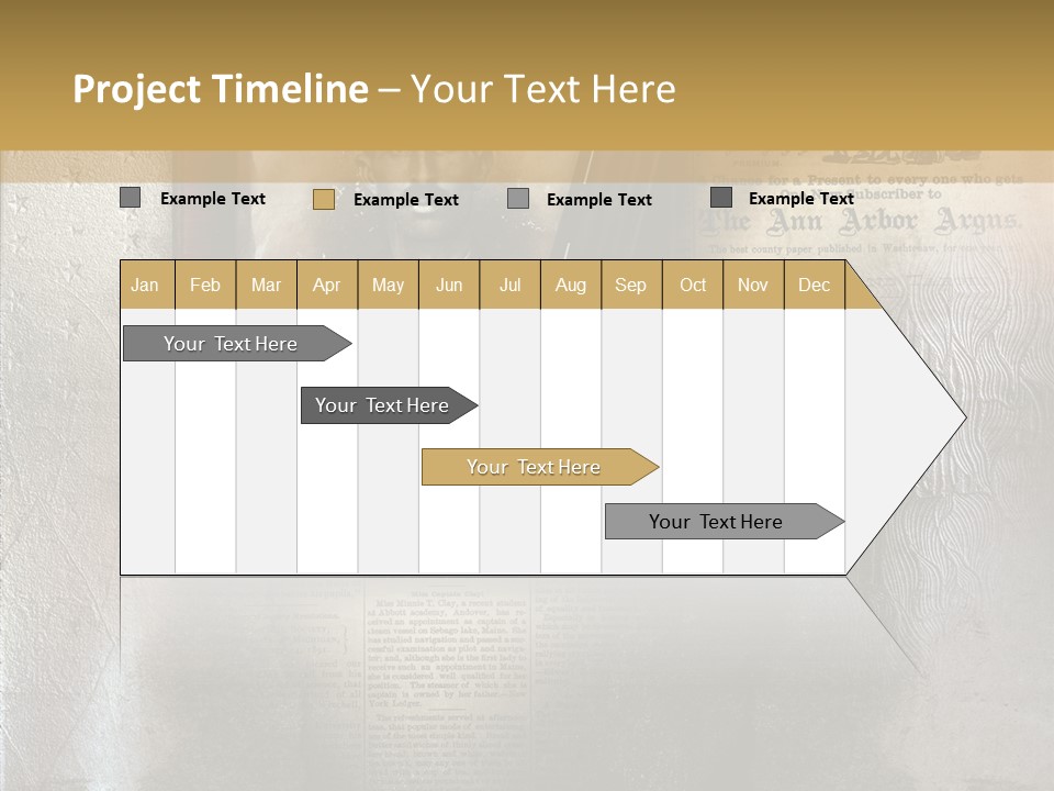 Background Crime Text PowerPoint Template