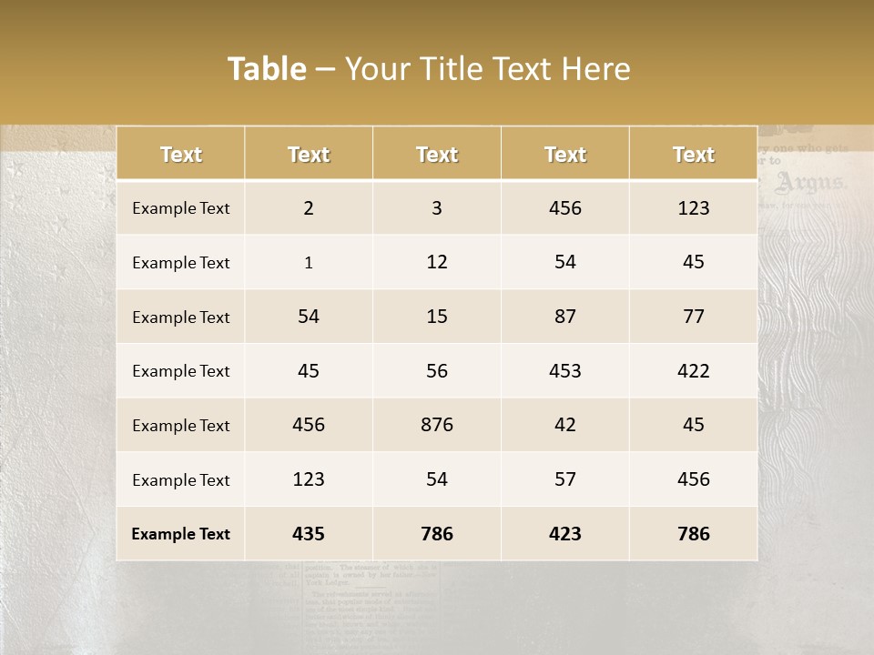 Background Crime Text PowerPoint Template