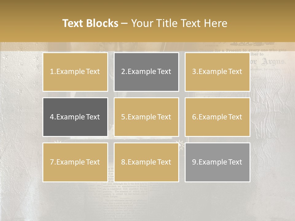Background Crime Text PowerPoint Template