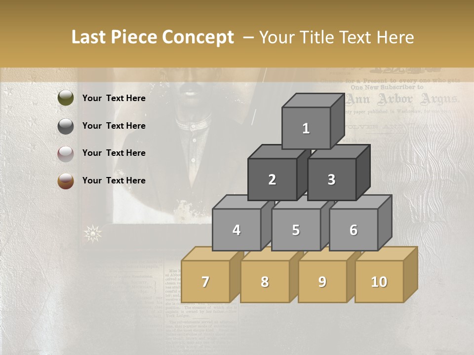 Background Crime Text PowerPoint Template