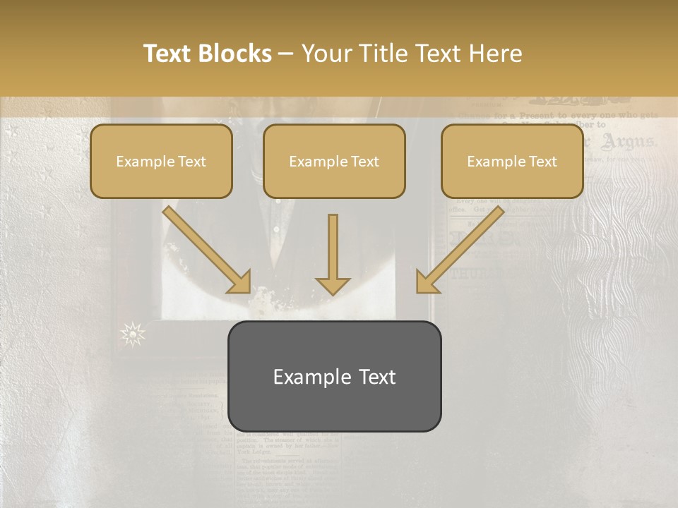 Background Crime Text PowerPoint Template