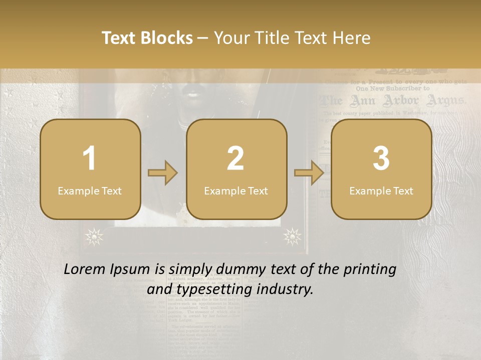 Background Crime Text PowerPoint Template