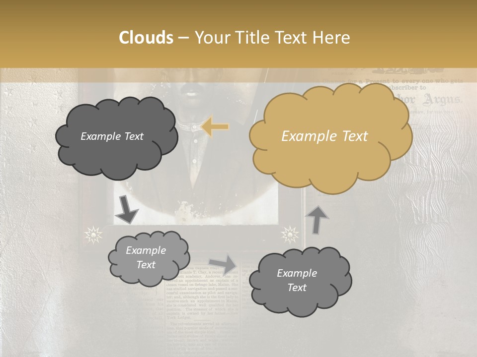 Background Crime Text PowerPoint Template