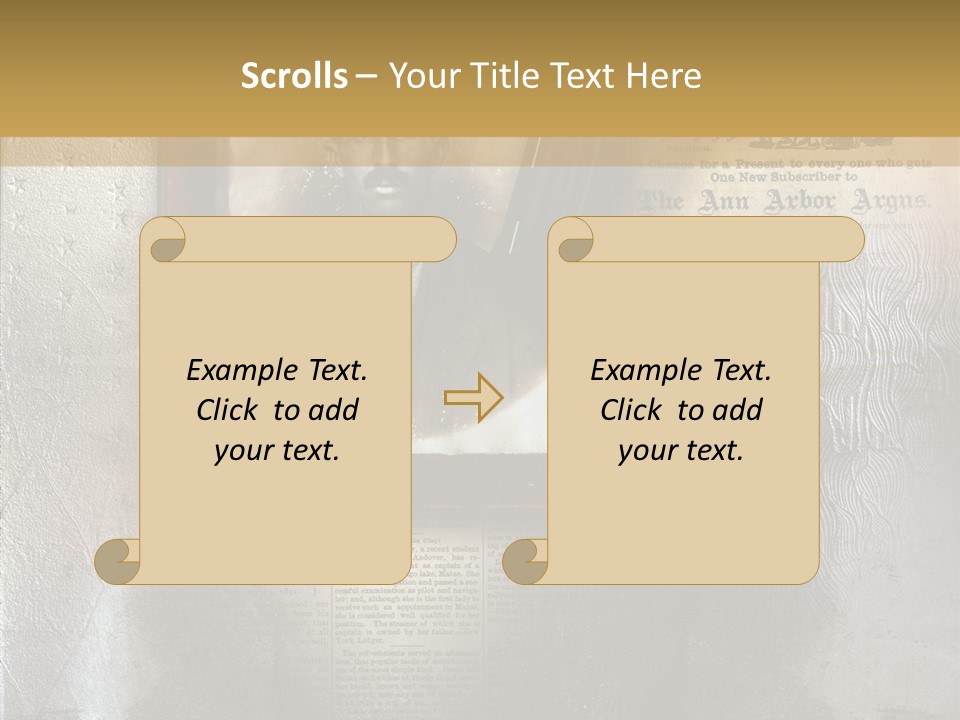 Background Crime Text PowerPoint Template
