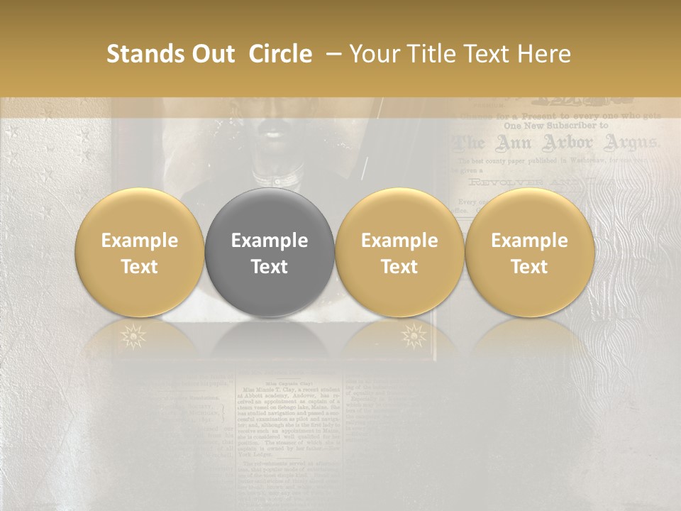 Background Crime Text PowerPoint Template