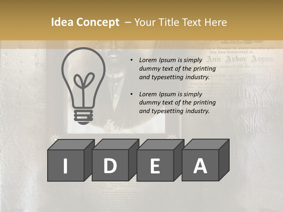 Background Crime Text PowerPoint Template