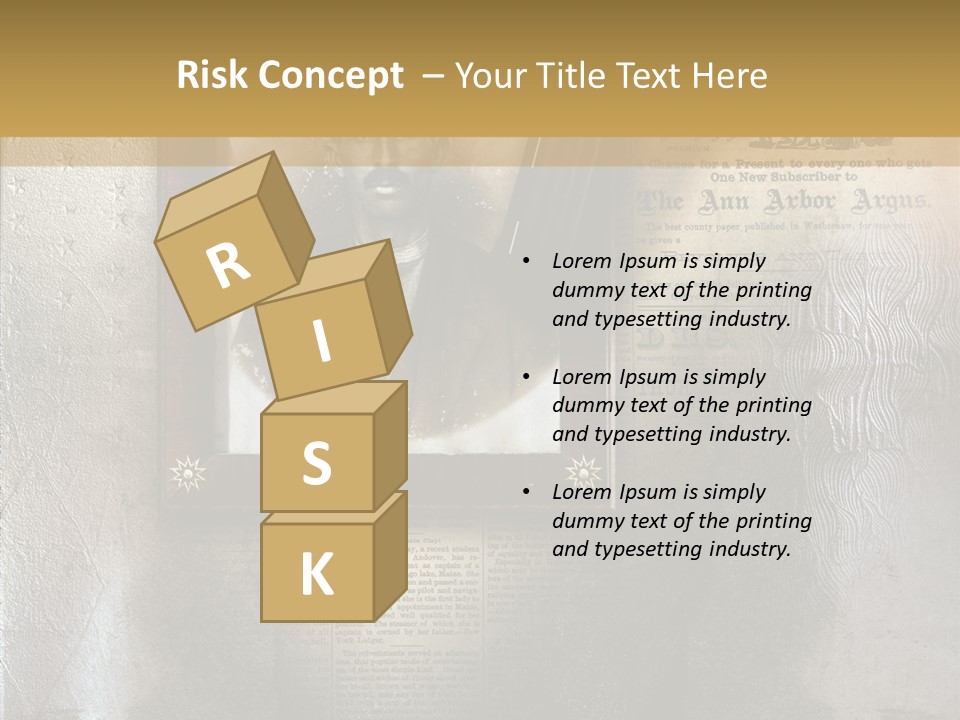 Background Crime Text PowerPoint Template