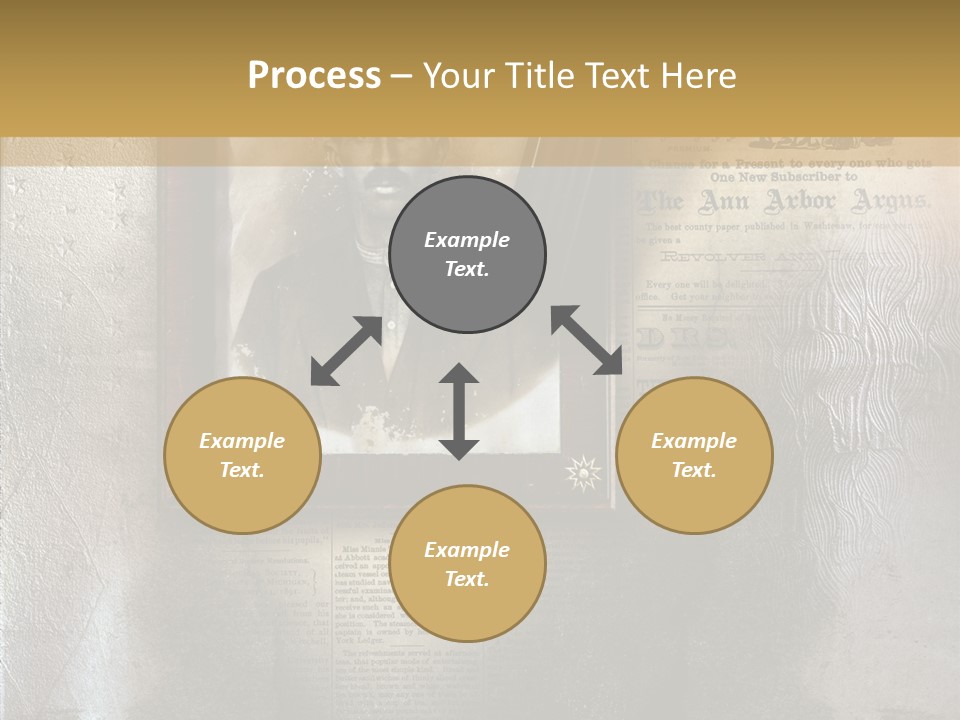 Background Crime Text PowerPoint Template