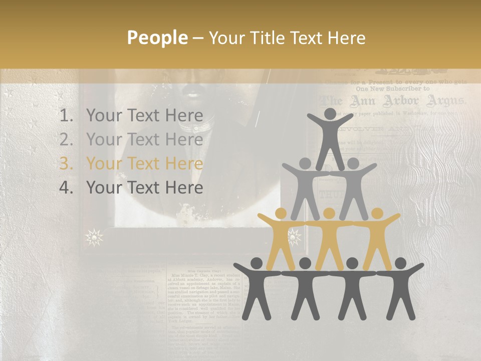 Background Crime Text PowerPoint Template