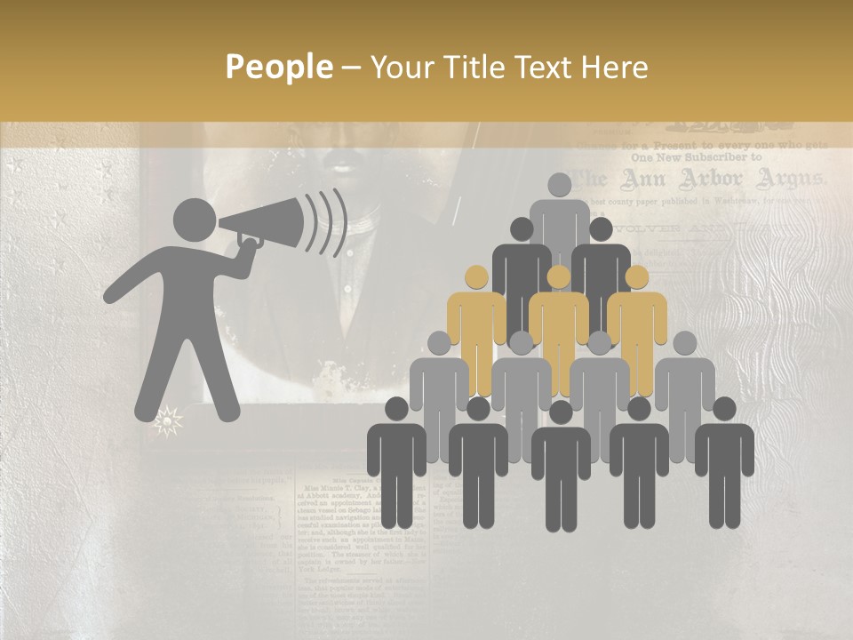Background Crime Text PowerPoint Template