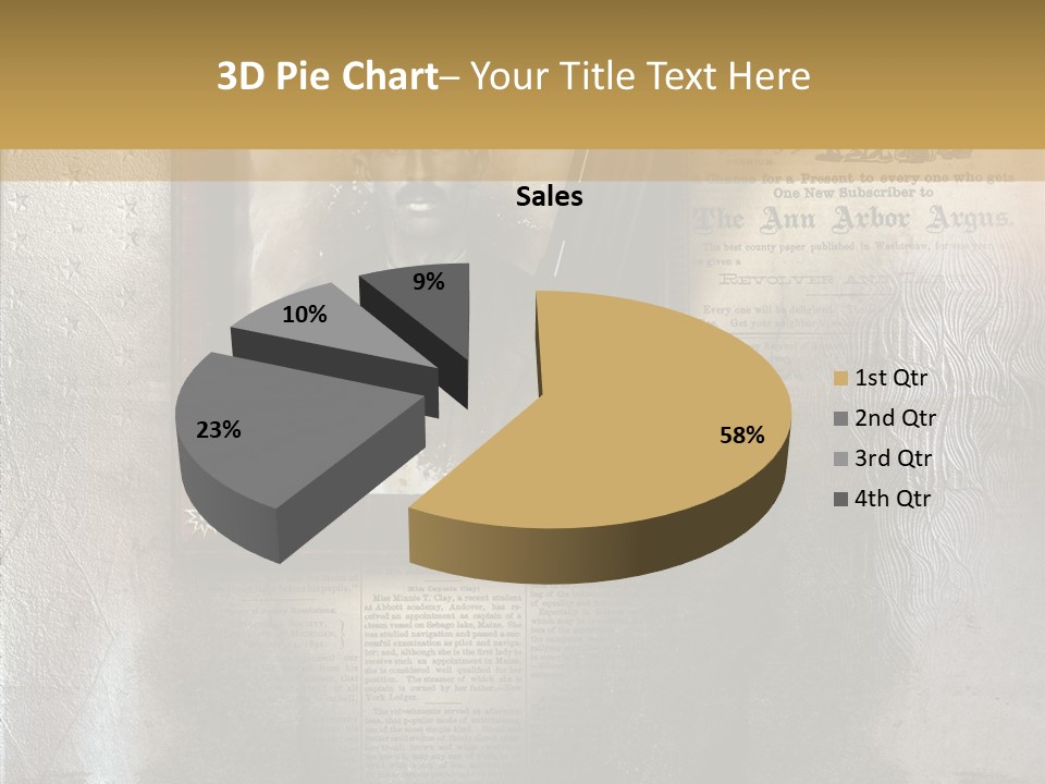 Background Crime Text PowerPoint Template