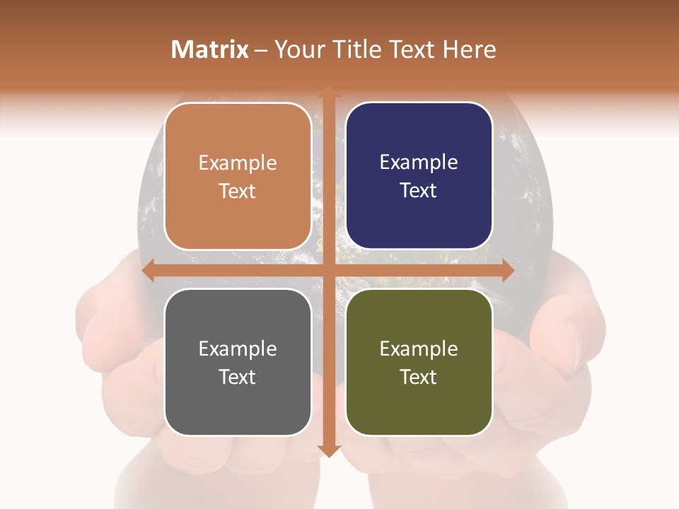 Cutout Protection Woman PowerPoint Template