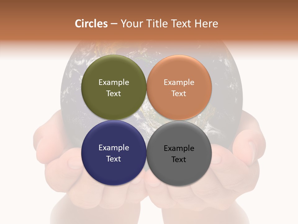 Cutout Protection Woman PowerPoint Template