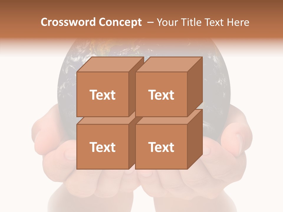 Cutout Protection Woman PowerPoint Template