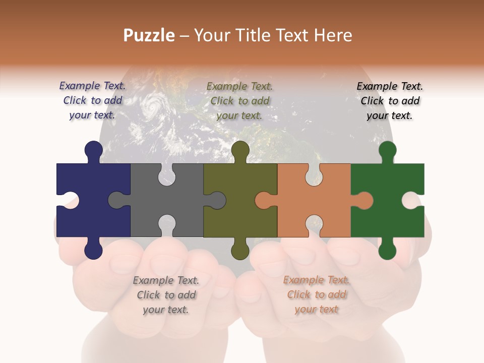 Cutout Protection Woman PowerPoint Template