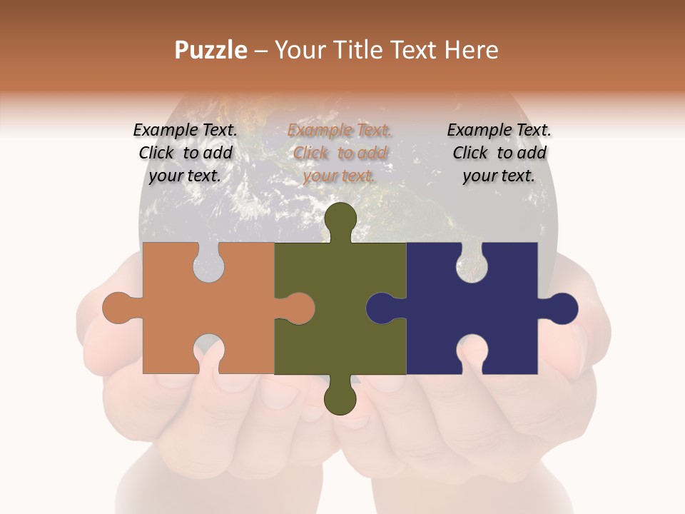 Cutout Protection Woman PowerPoint Template