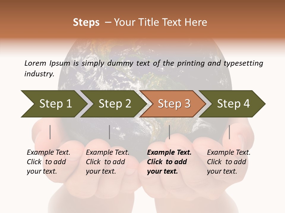 Cutout Protection Woman PowerPoint Template