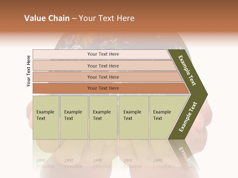 Cutout Protection Woman PowerPoint Template