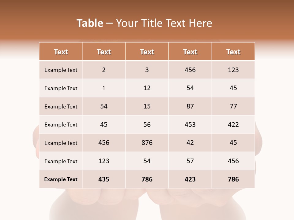 Cutout Protection Woman PowerPoint Template