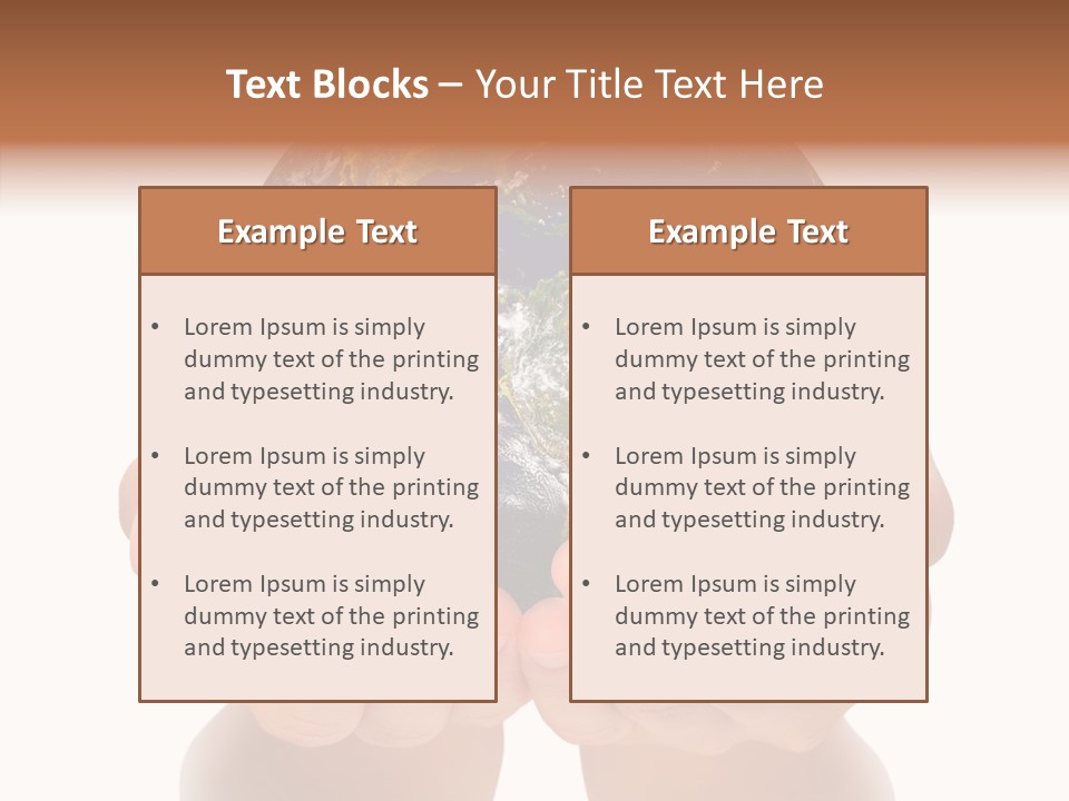 Cutout Protection Woman PowerPoint Template