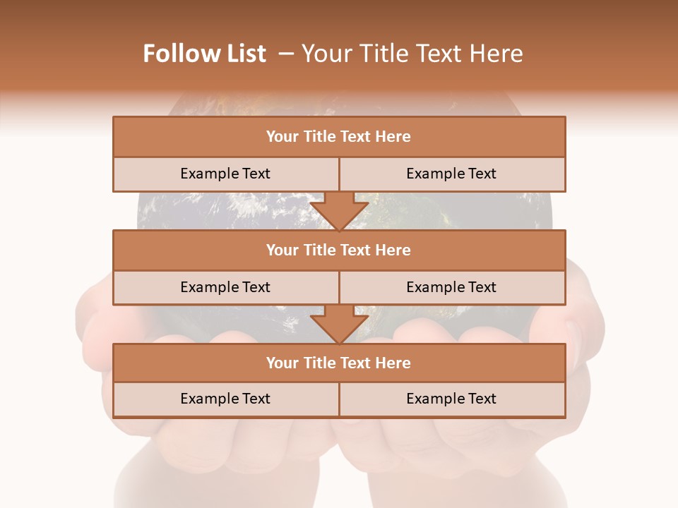 Cutout Protection Woman PowerPoint Template