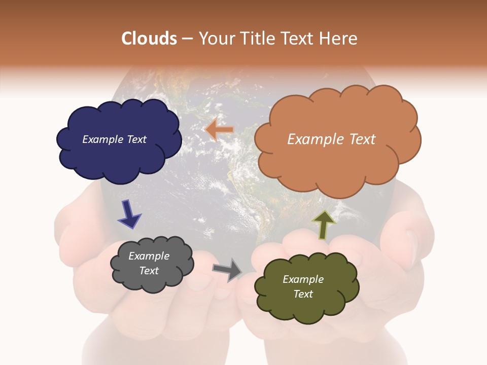 Cutout Protection Woman PowerPoint Template