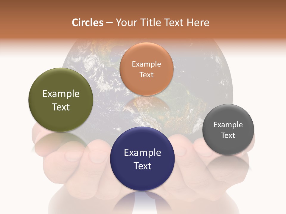 Cutout Protection Woman PowerPoint Template