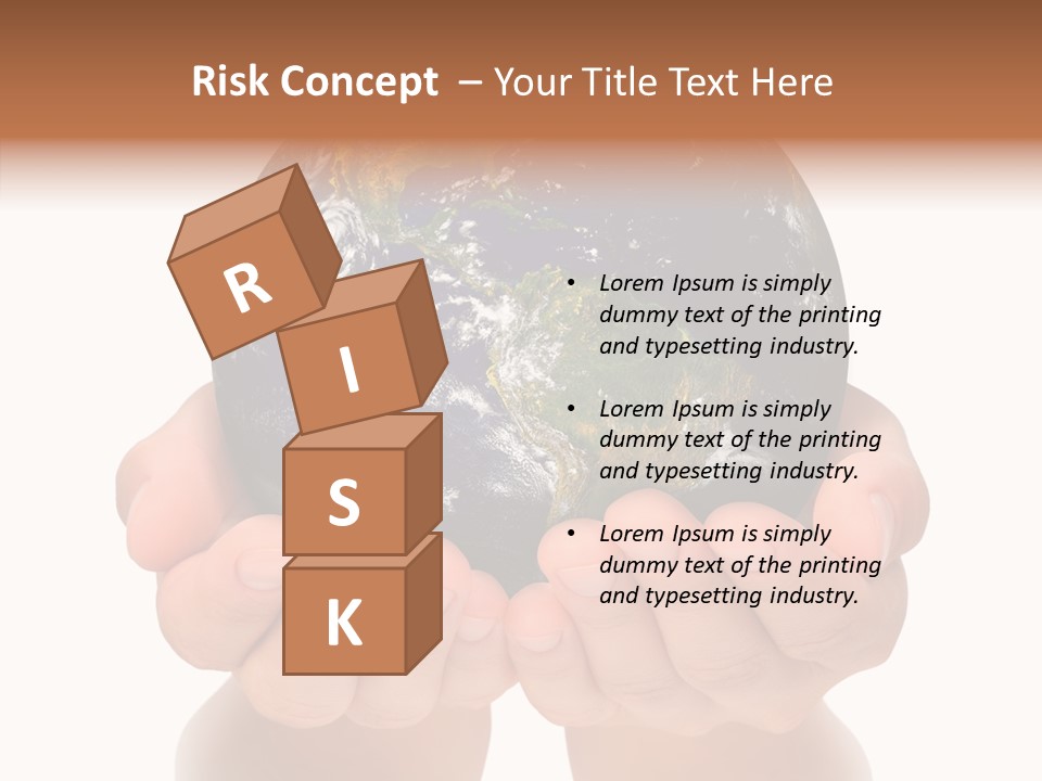 Cutout Protection Woman PowerPoint Template