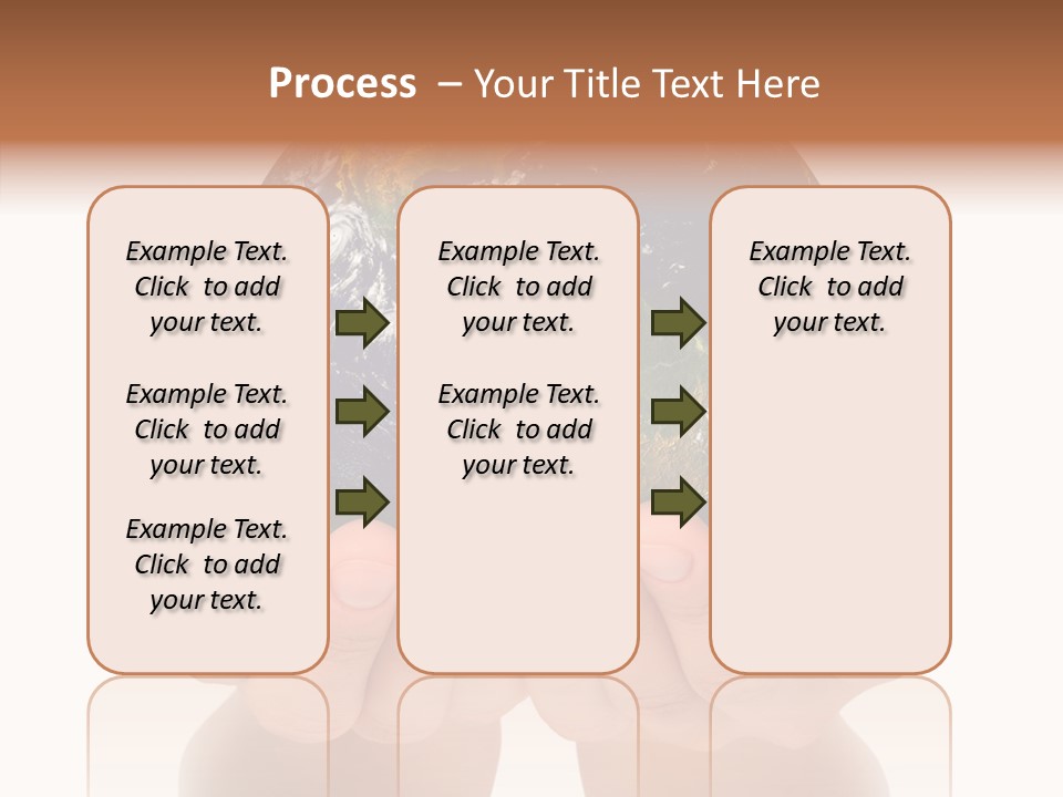 Cutout Protection Woman PowerPoint Template