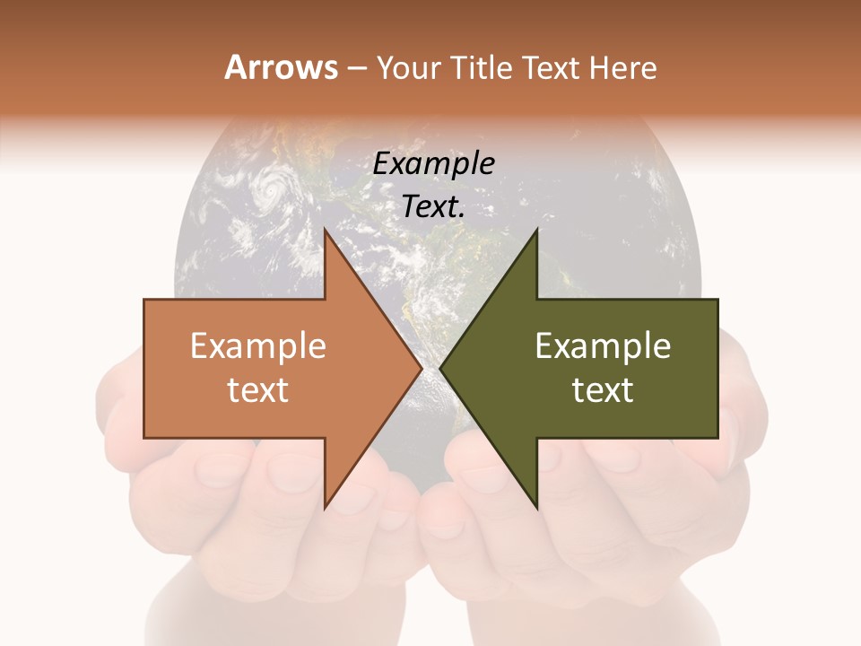 Cutout Protection Woman PowerPoint Template