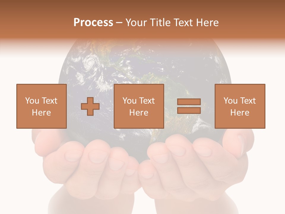 Cutout Protection Woman PowerPoint Template