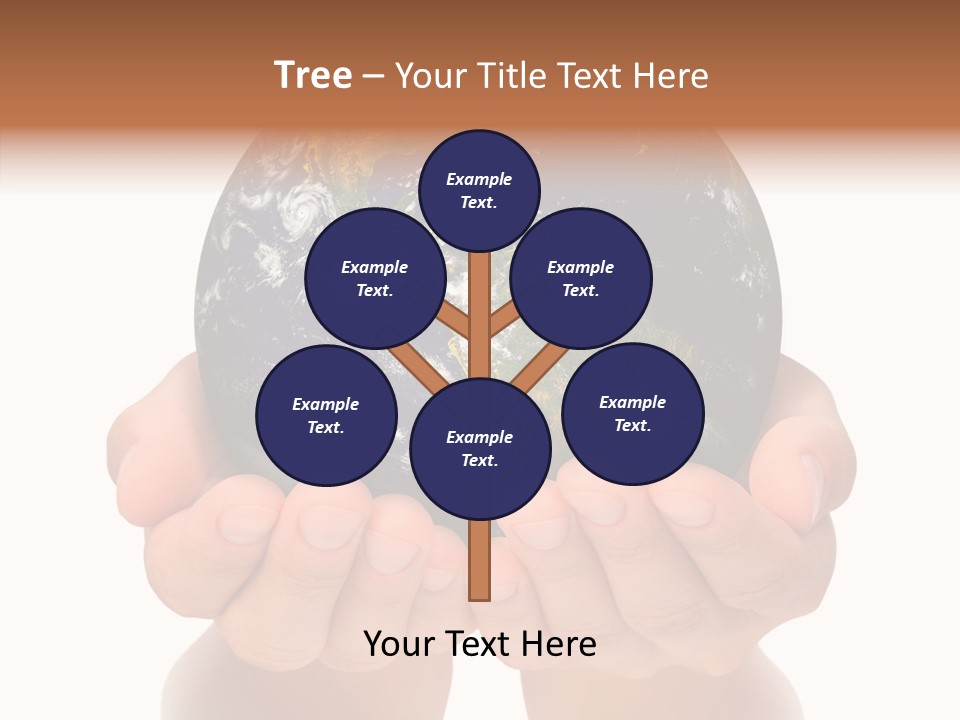 Cutout Protection Woman PowerPoint Template