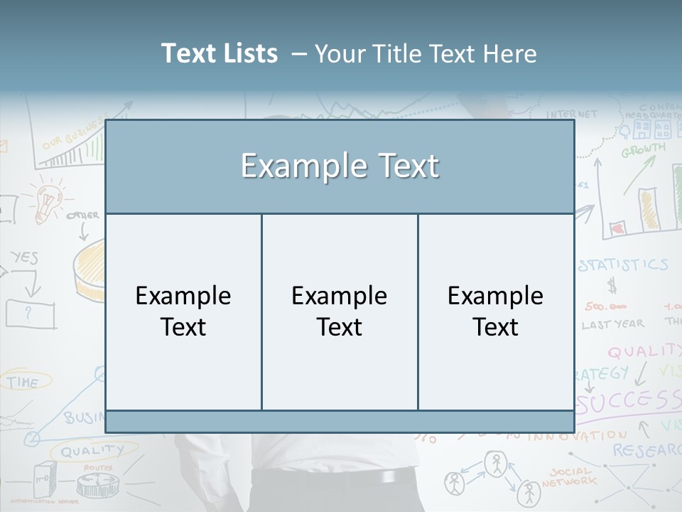 Search White Statistics PowerPoint Template