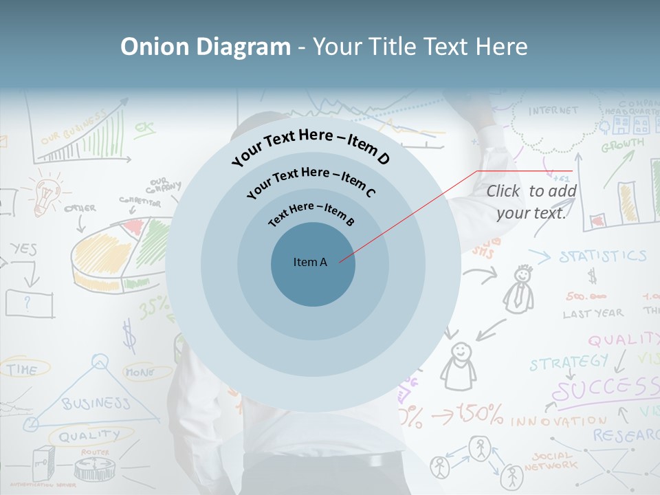 Search White Statistics PowerPoint Template