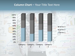 Search White Statistics PowerPoint Template